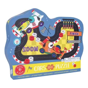 80pc Race Track Shaped Jigsaw with Shaped Box