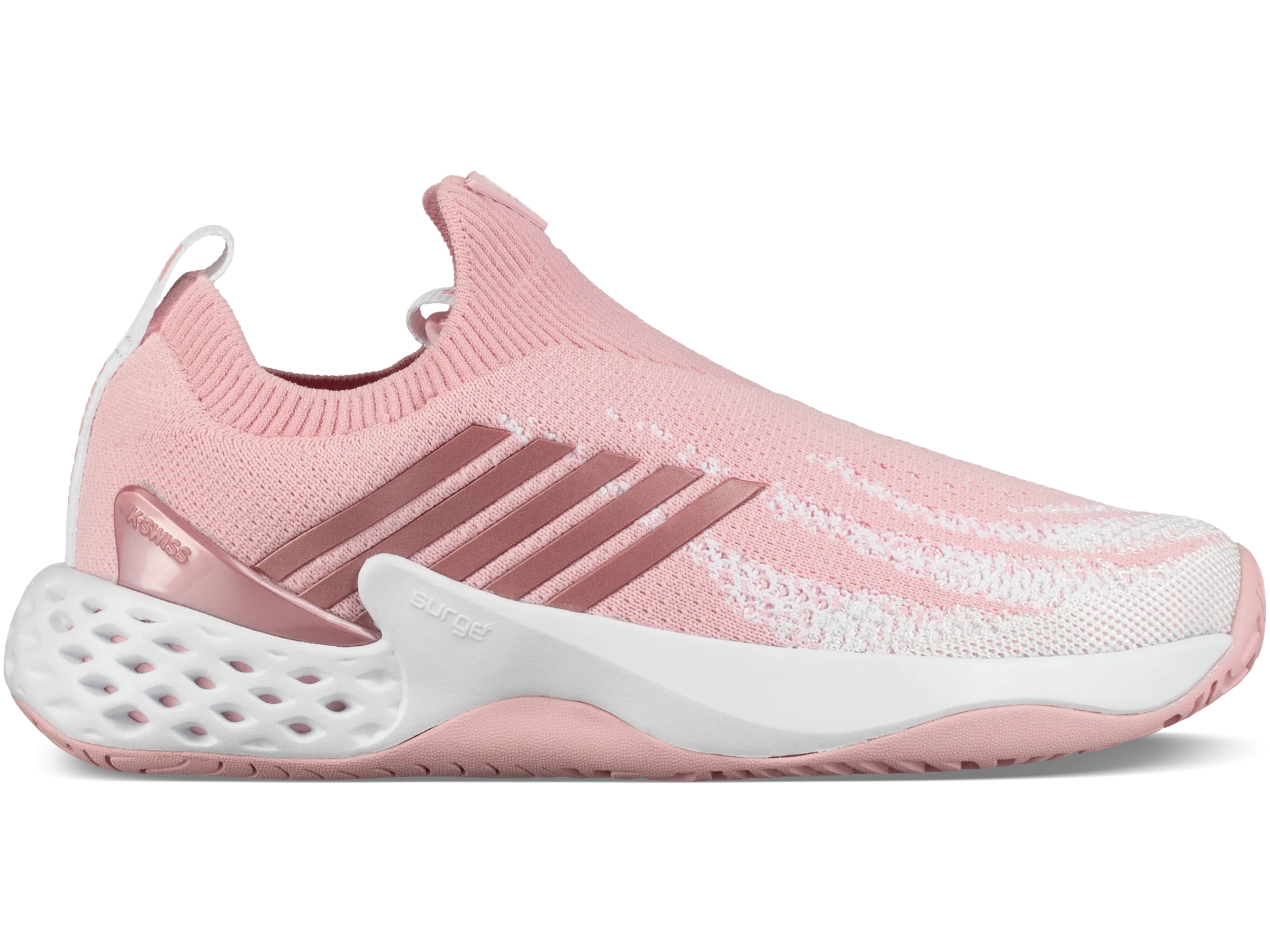 96137-653-M | WOMENS AERO KNIT | CORAL BLUSH/WHITE