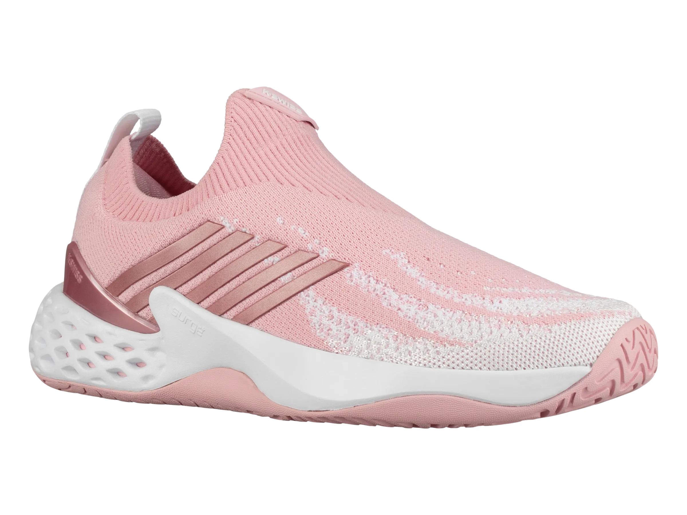 96137-653-M | WOMENS AERO KNIT | CORAL BLUSH/WHITE
