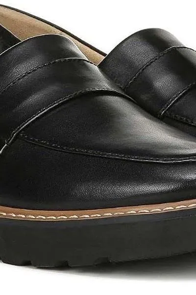 Adiline Loafer - Black Leather by Naturalizer