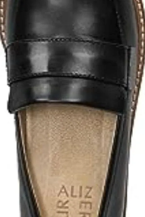 Adiline Loafer - Black Leather by Naturalizer