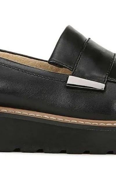 Adiline Loafer - Black Leather by Naturalizer