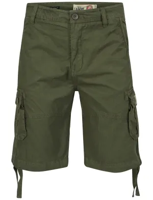 Bailen Cotton Cargo Shorts in Khaki - Tokyo Laundry