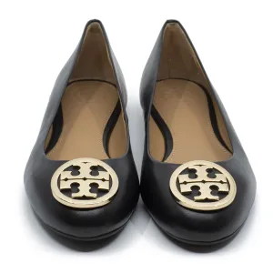 Benton2 Ballet Flat in Perfect Black & Gold