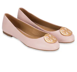 Benton2 Ballet Flats in Seashell Pink & Gold