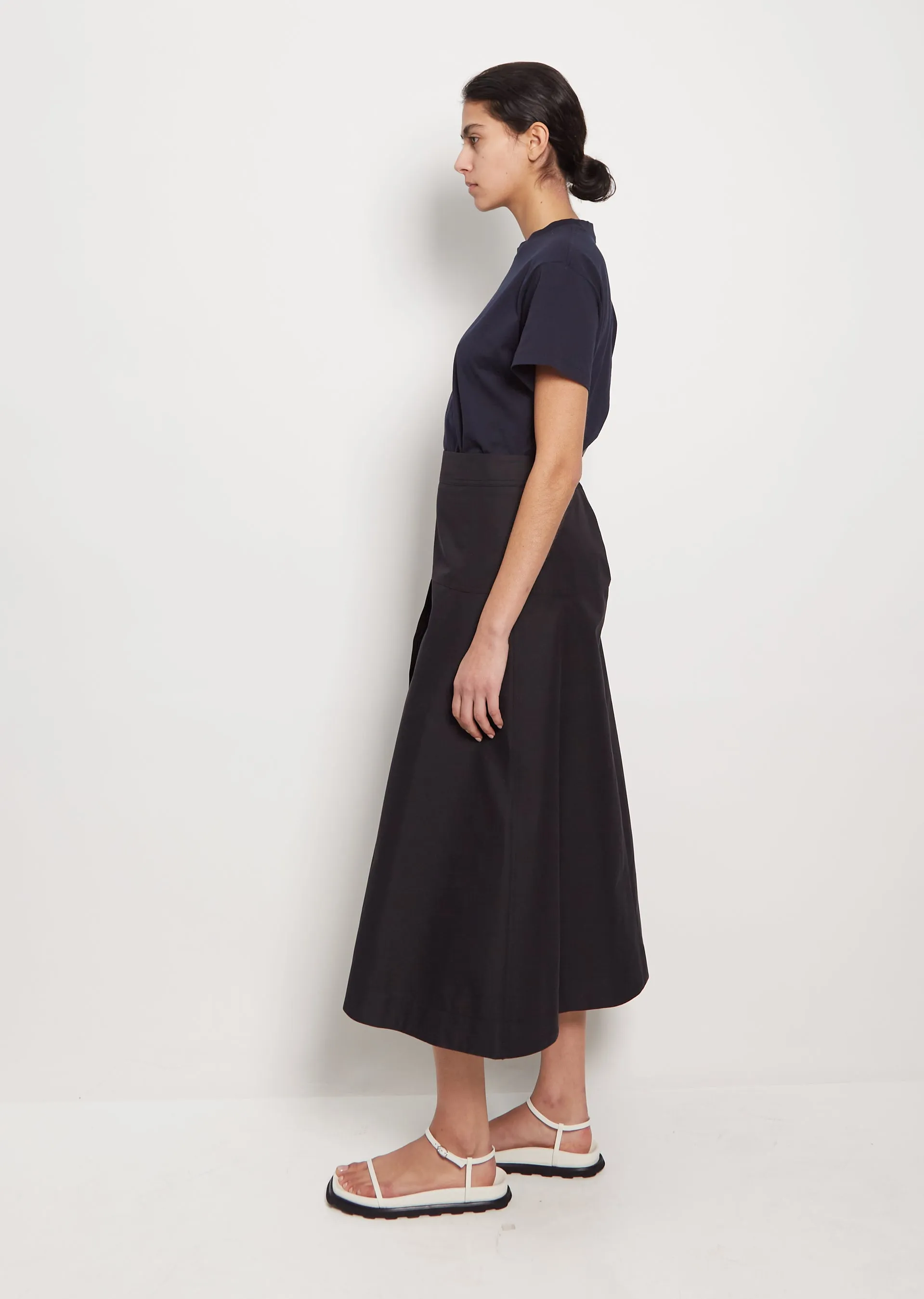 Carmen Cotton Polyester Vent Skirt