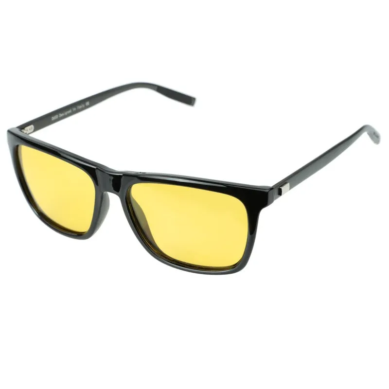 Duco Night Driving Glasses for Headlight Anti-glare Night Time Yellow Lenses 3029y