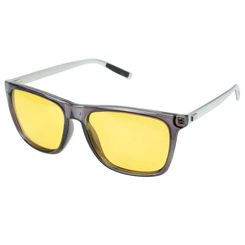 Duco Night Driving Glasses for Headlight Anti-glare Night Time Yellow Lenses 3029y