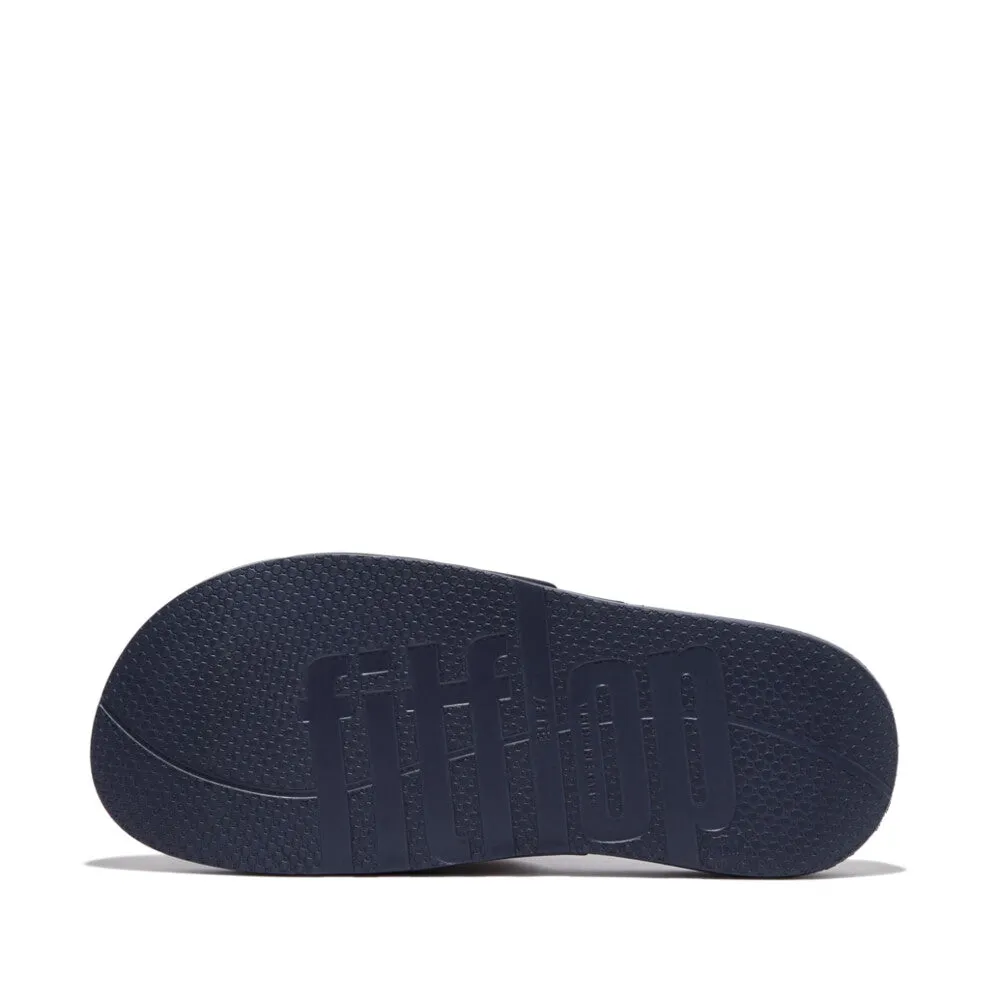 FitFlop iQushion Two Bar Buckle Slide Midnight Navy