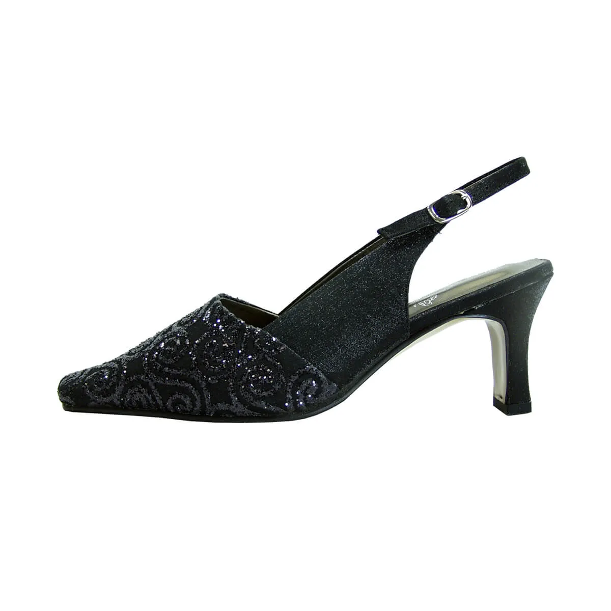 FLORAL Sable Women's Wide Width Dress Slingback Pumps