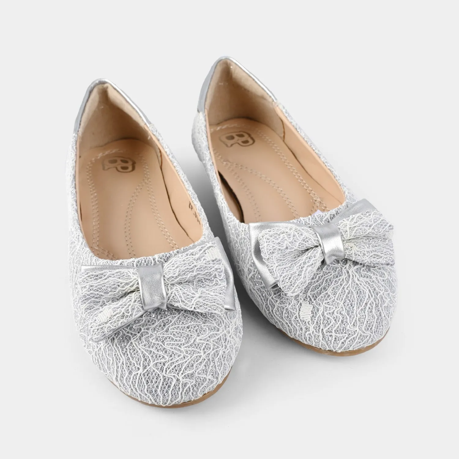 Girls Pumps ZP-038-SILVER