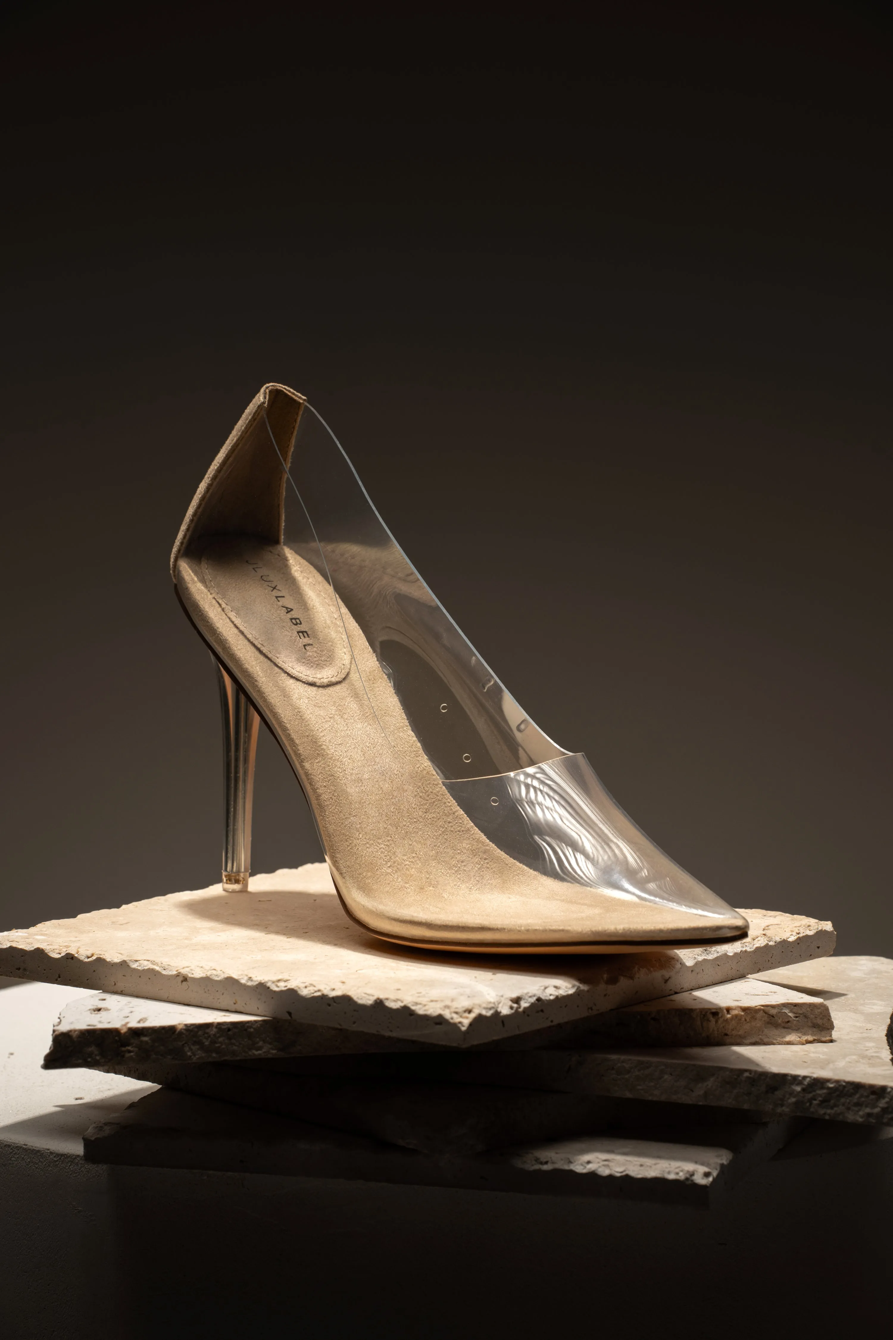 Glass Doll Clear Pumps