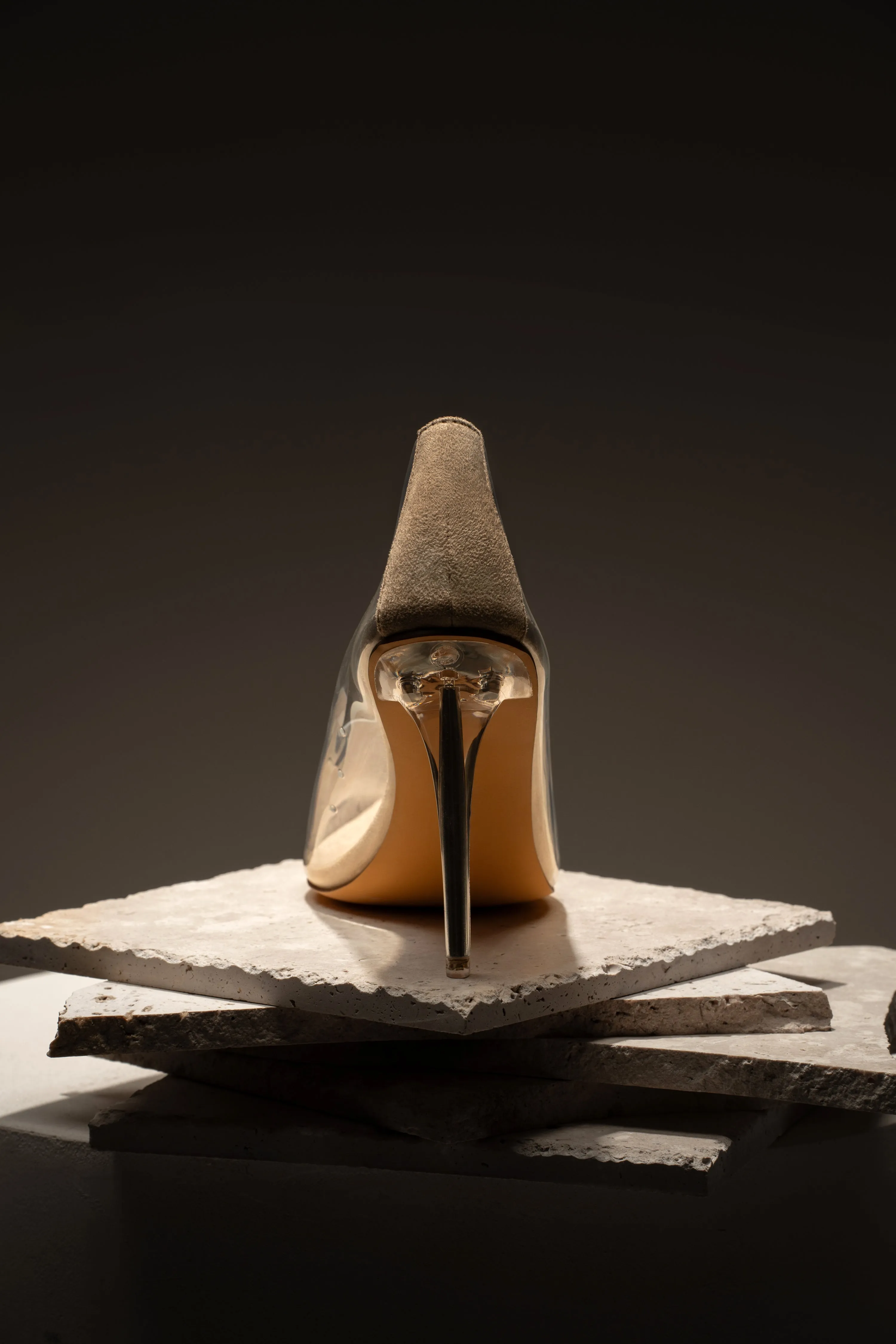 Glass Doll Clear Pumps