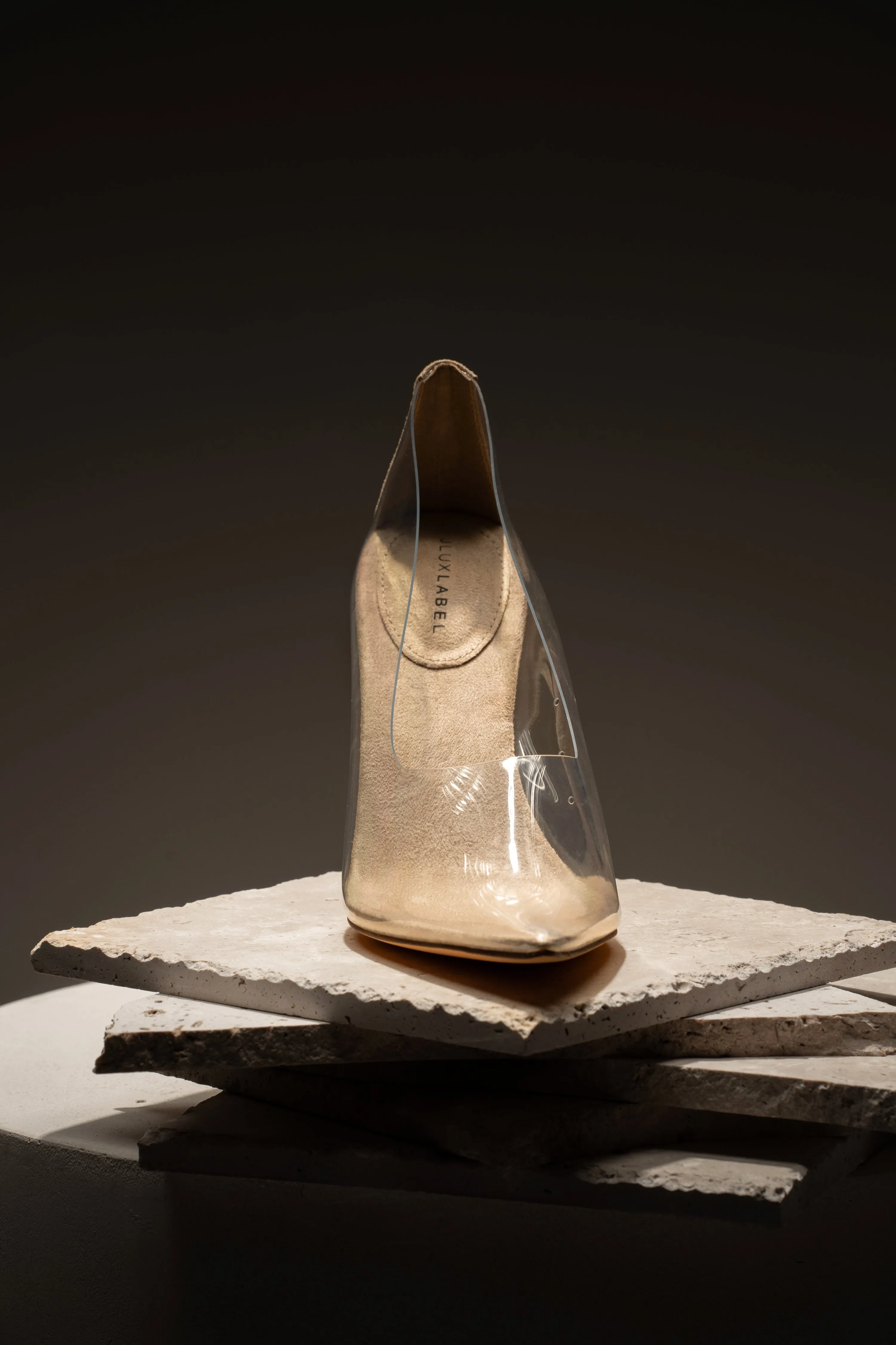 Glass Doll Clear Pumps