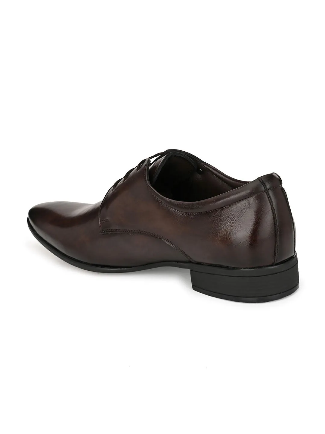 HITZMS_5714 Men's Coco Synthetic Formal  Lace-Up Shoes