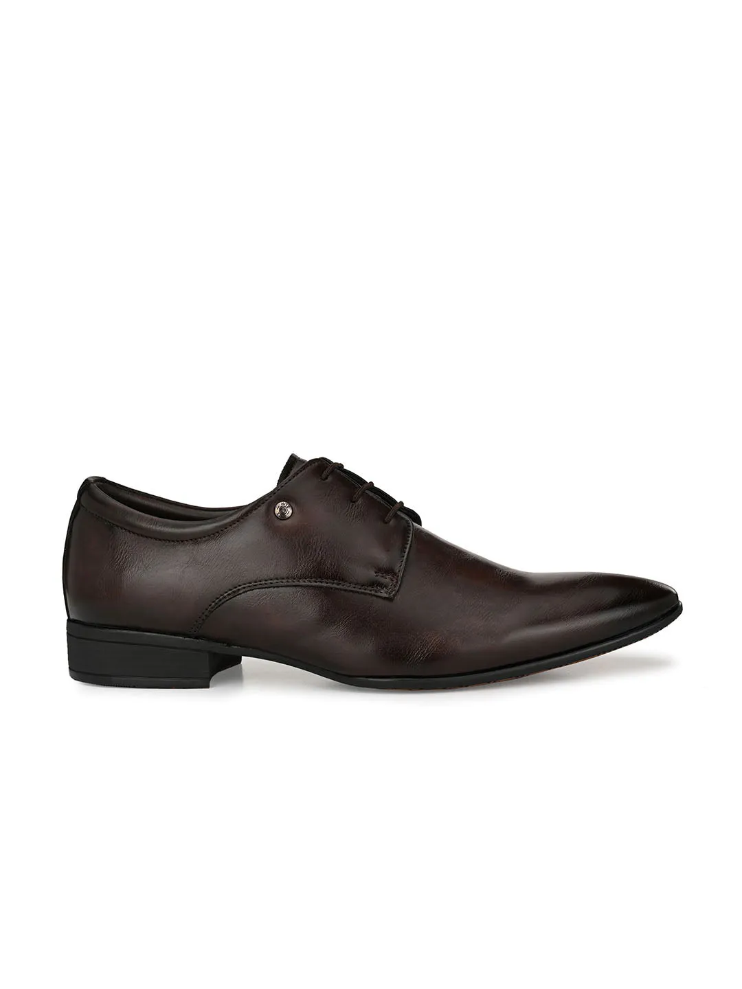 HITZMS_5714 Men's Coco Synthetic Formal  Lace-Up Shoes
