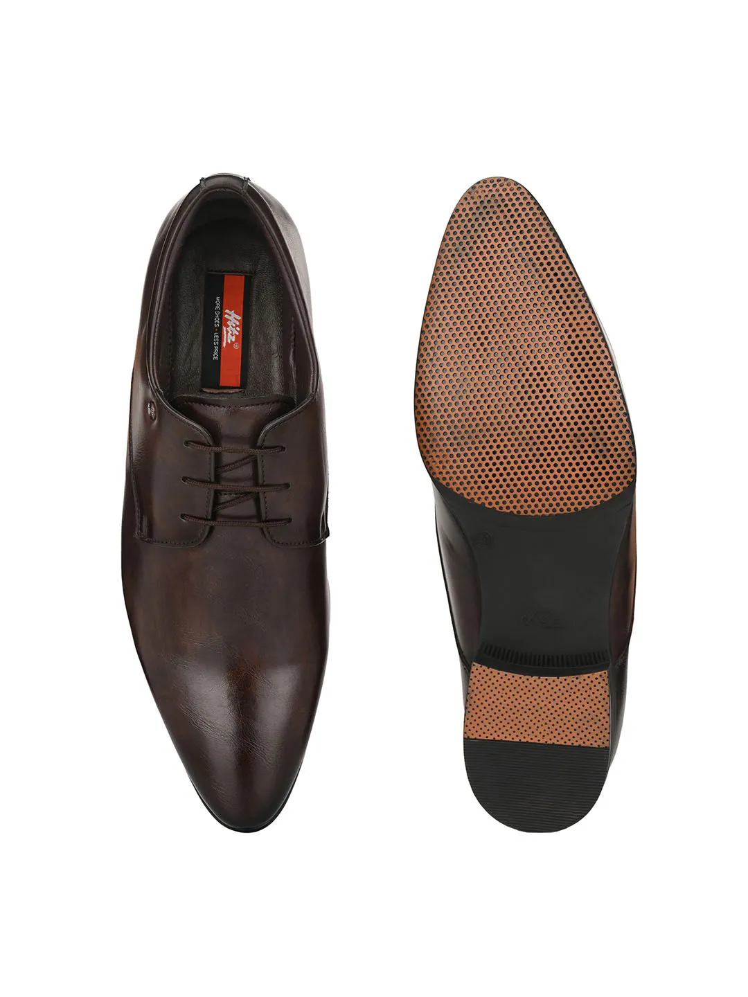 HITZMS_5714 Men's Coco Synthetic Formal  Lace-Up Shoes