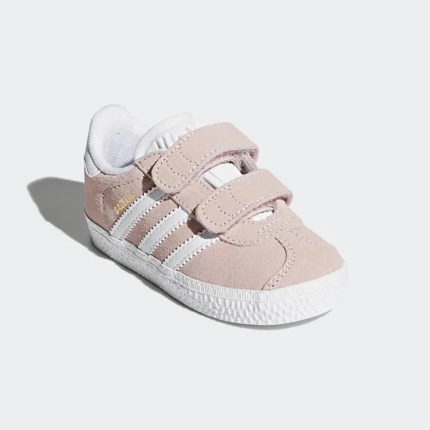 Kid's Gazelle Shoes (Icey Pink   Cloud White   Cloud White)