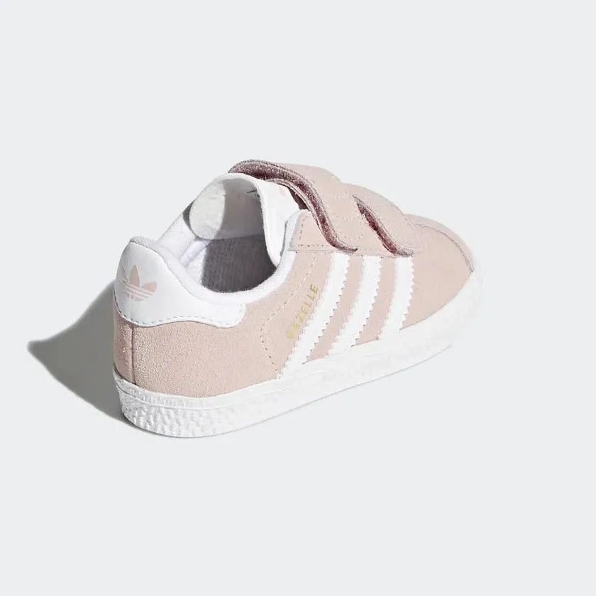 Kid's Gazelle Shoes (Icey Pink   Cloud White   Cloud White)