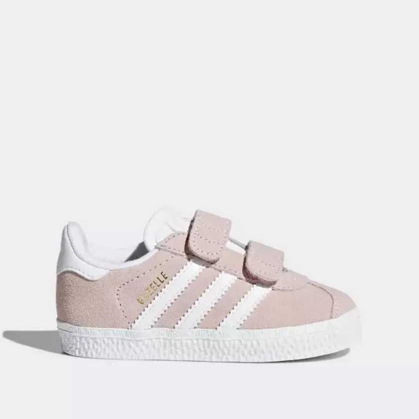 Kid's Gazelle Shoes (Icey Pink   Cloud White   Cloud White)