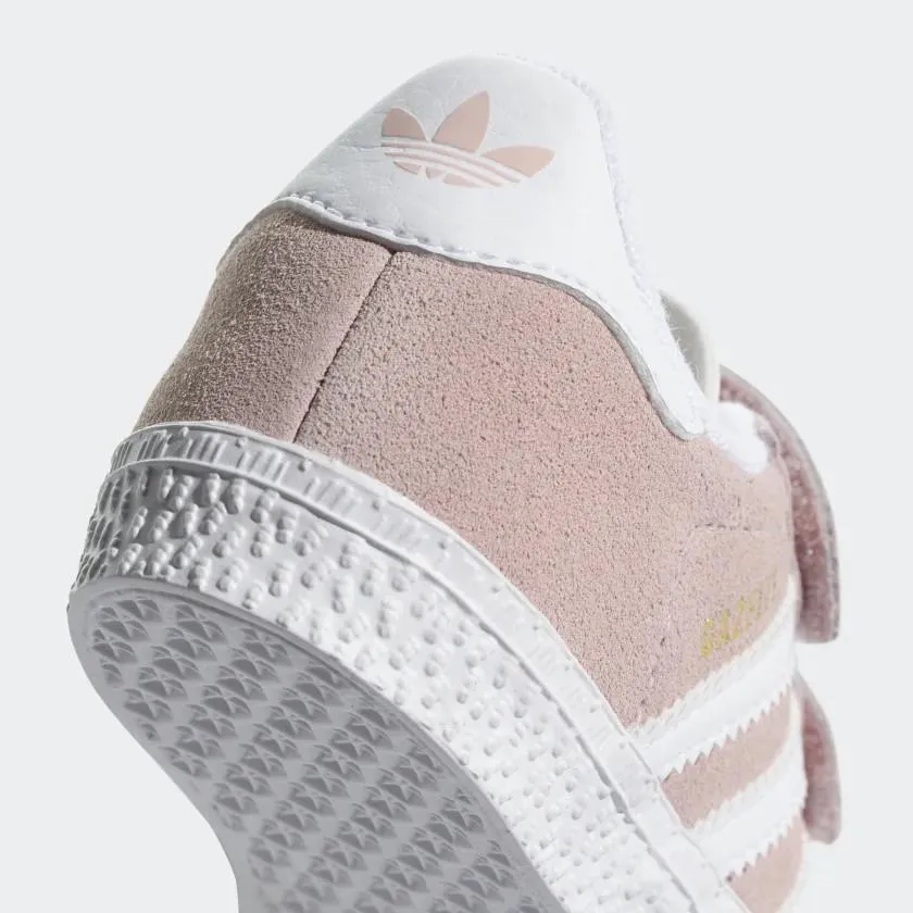 Kid's Gazelle Shoes (Icey Pink   Cloud White   Cloud White)