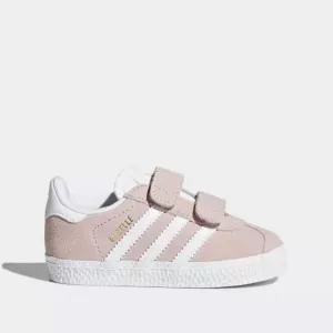 Kid's Gazelle Shoes (Icey Pink   Cloud White   Cloud White)