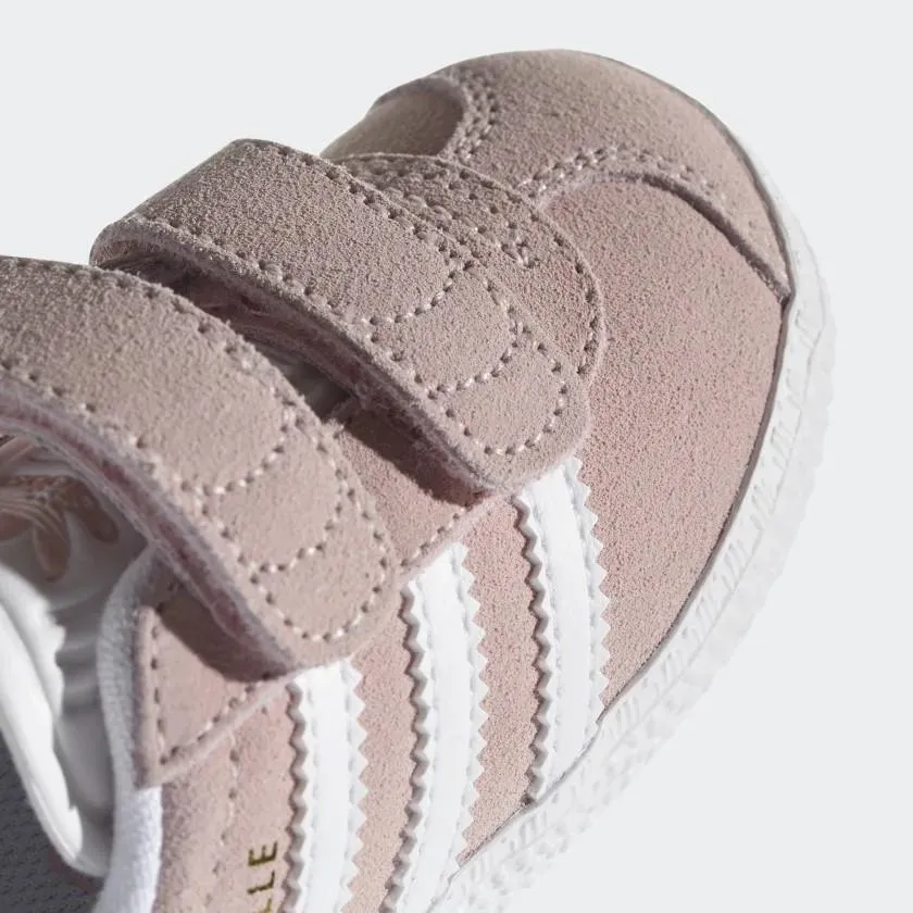 Kid's Gazelle Shoes (Icey Pink   Cloud White   Cloud White)