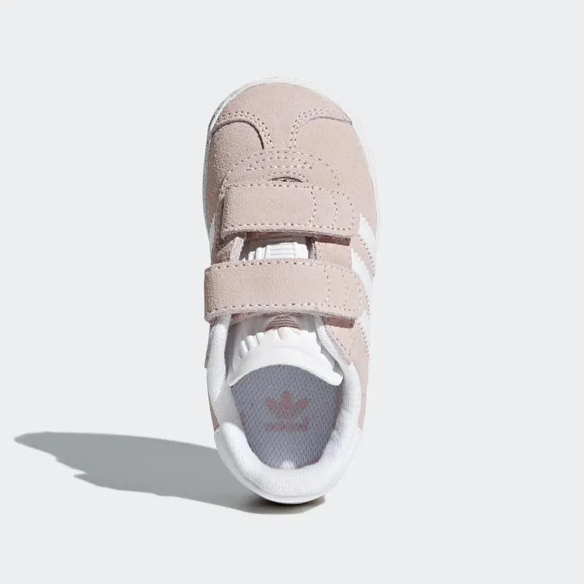 Kid's Gazelle Shoes (Icey Pink   Cloud White   Cloud White)