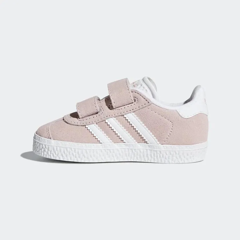 Kid's Gazelle Shoes (Icey Pink   Cloud White   Cloud White)