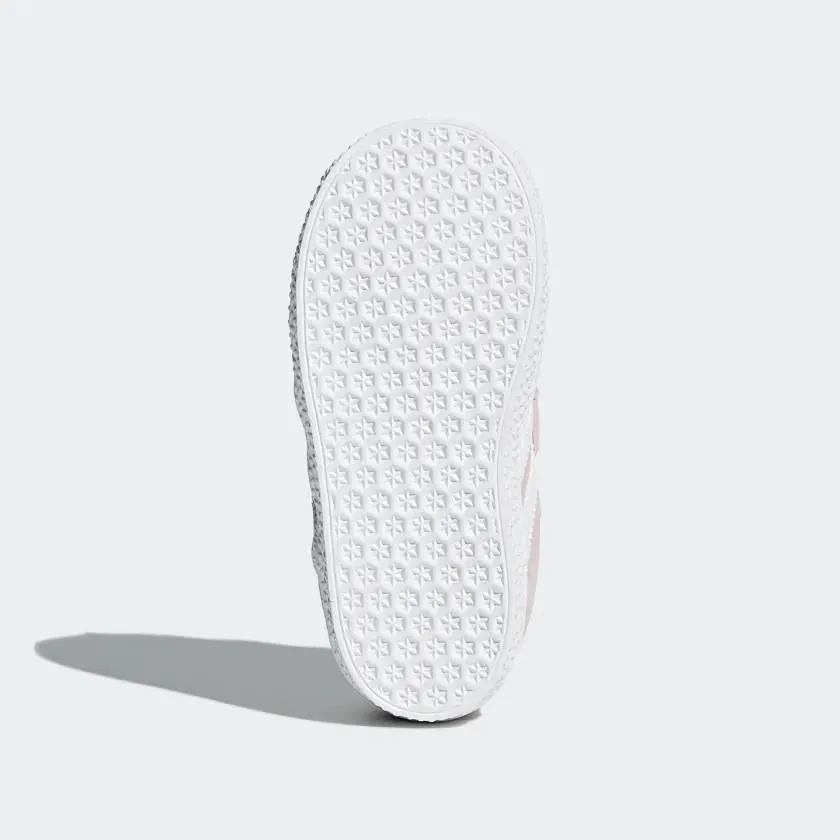 Kid's Gazelle Shoes (Icey Pink   Cloud White   Cloud White)