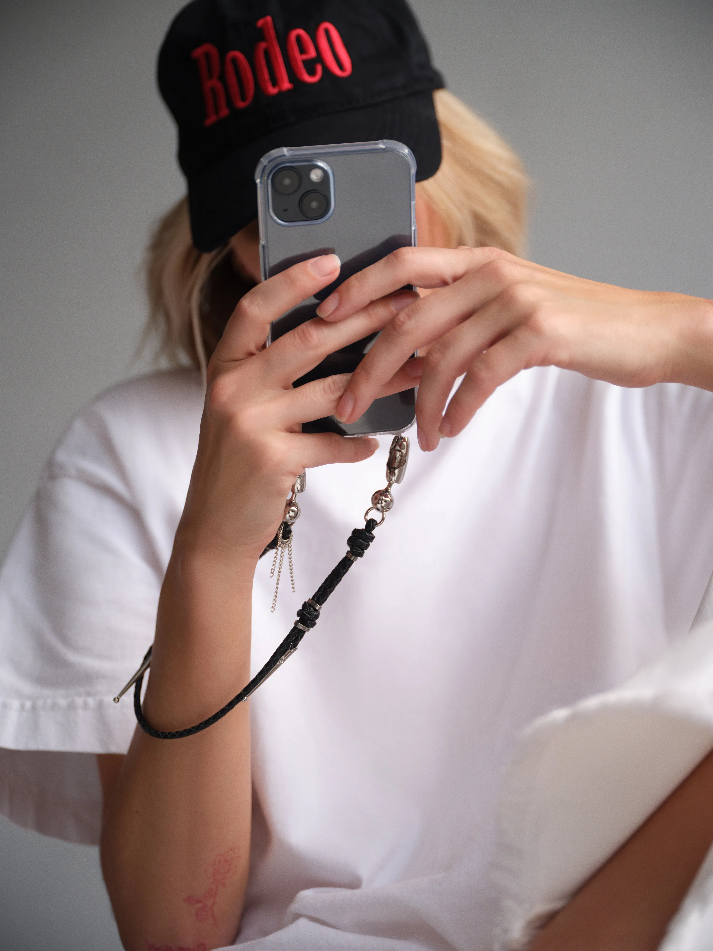 Leather Bolo Wristlet