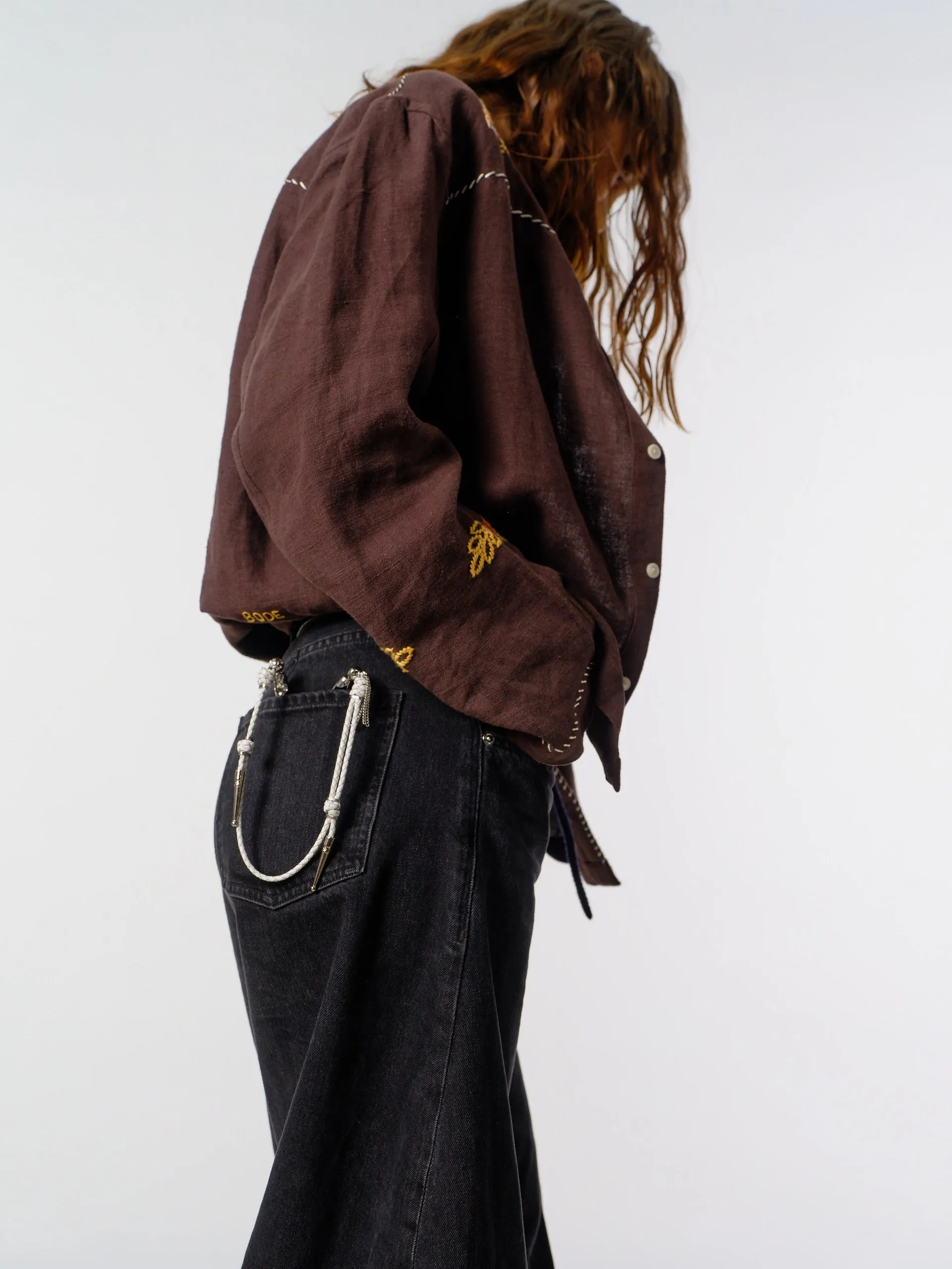 Leather Bolo Wristlet