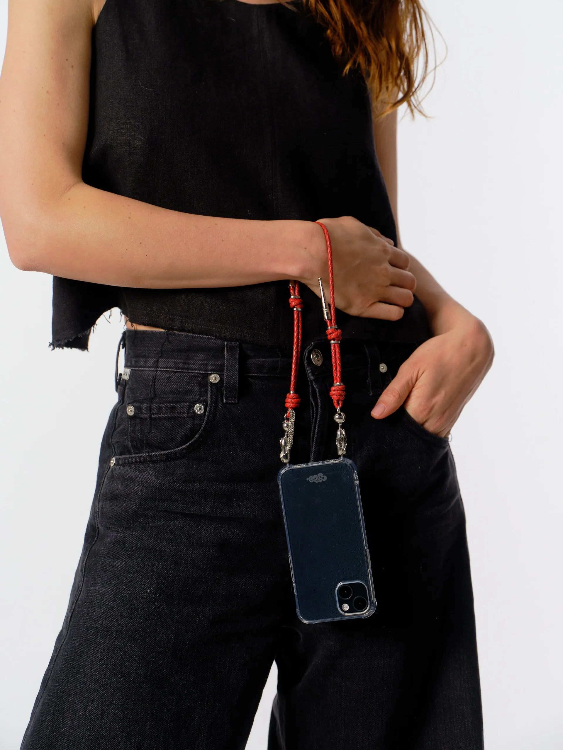 Leather Bolo Wristlet