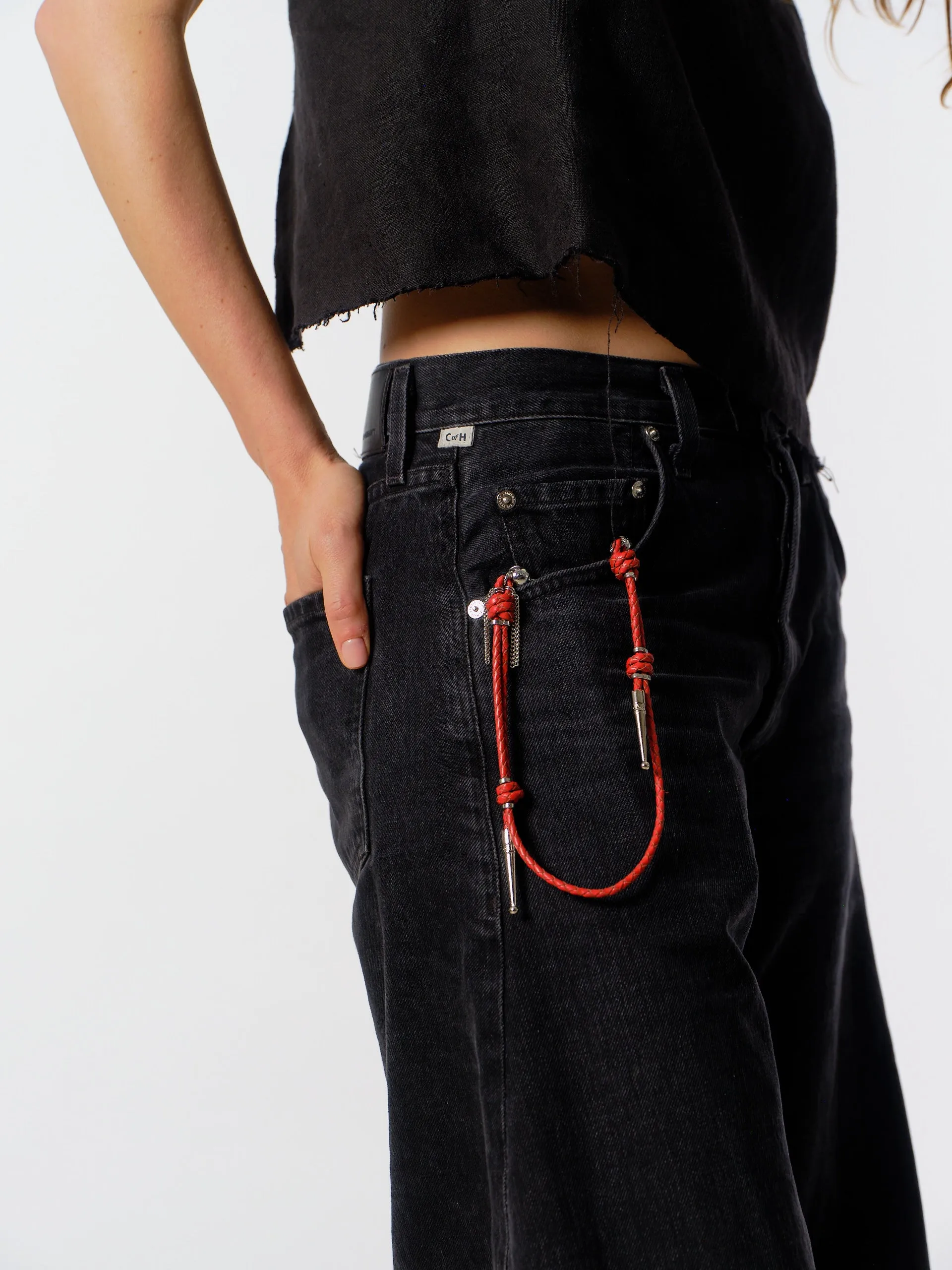 Leather Bolo Wristlet