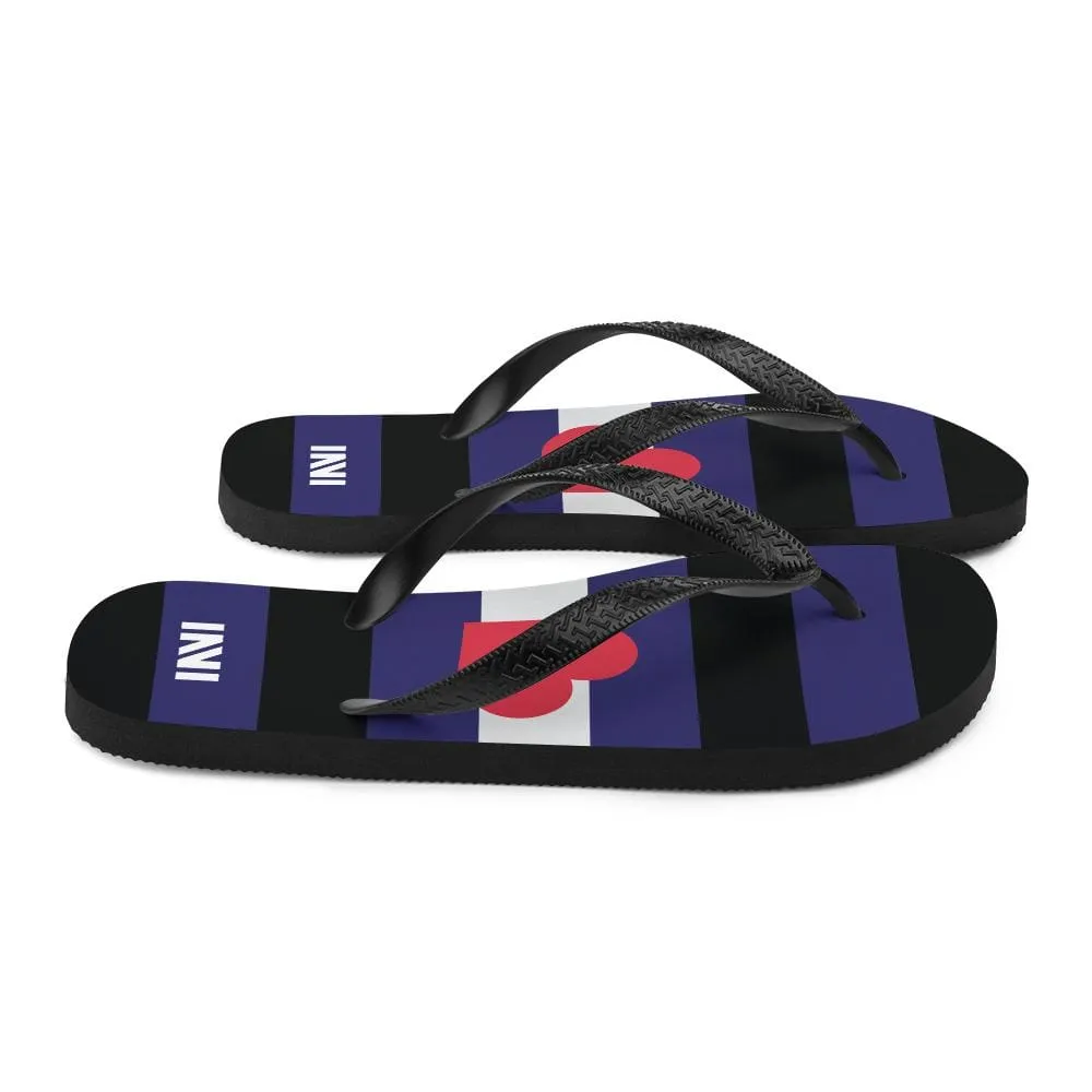 Leather Pride Flip-Flops