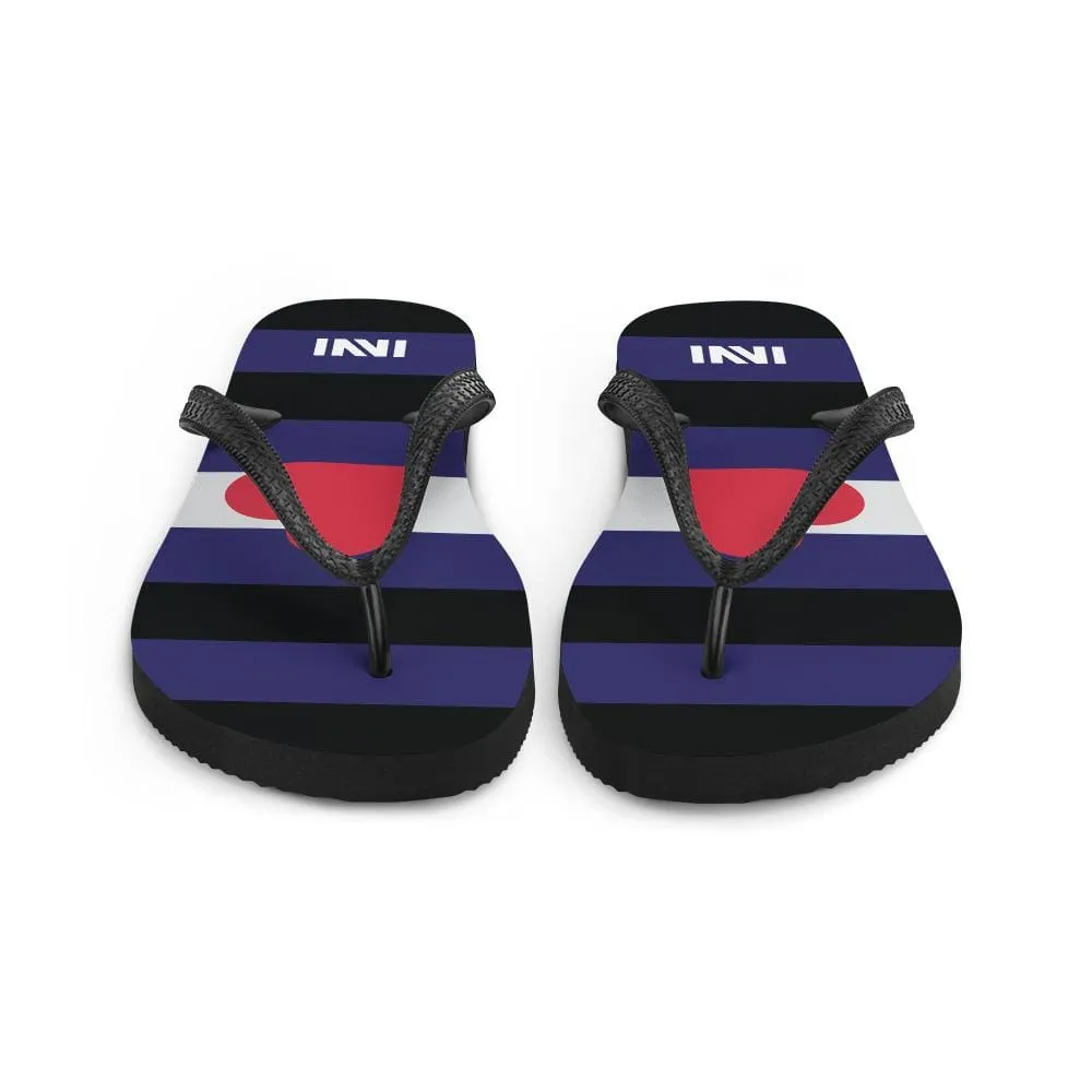 Leather Pride Flip-Flops