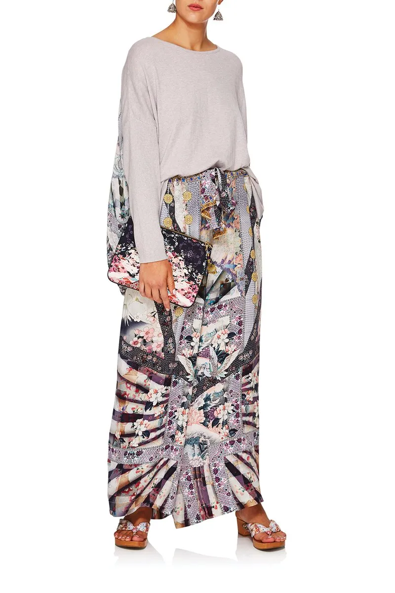 LOUNGE TROUSER WITH TIE WAIST IN HER SHOES