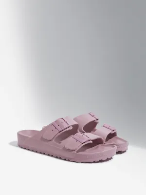 LUNA BLU Dull Pink Double Band Flip-Flop