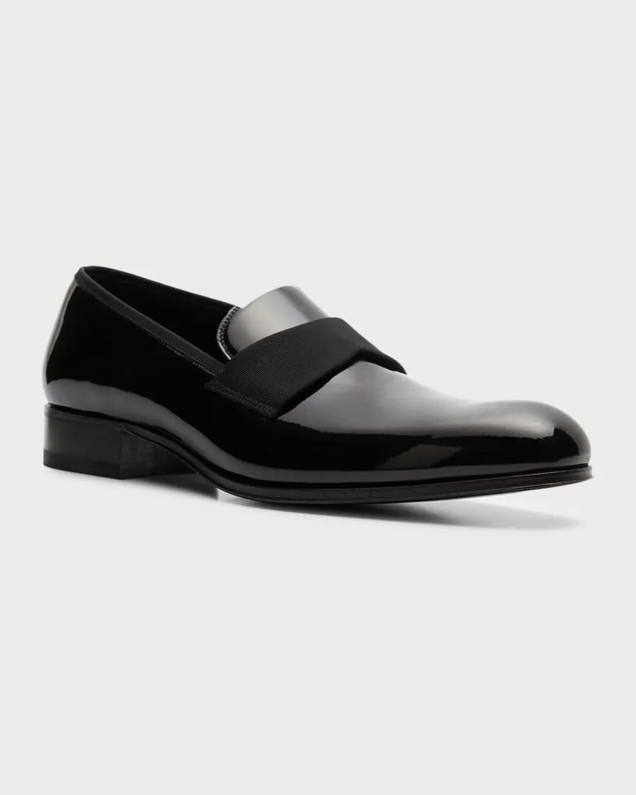 Men's Edgar patent leather loafers TOM FORD