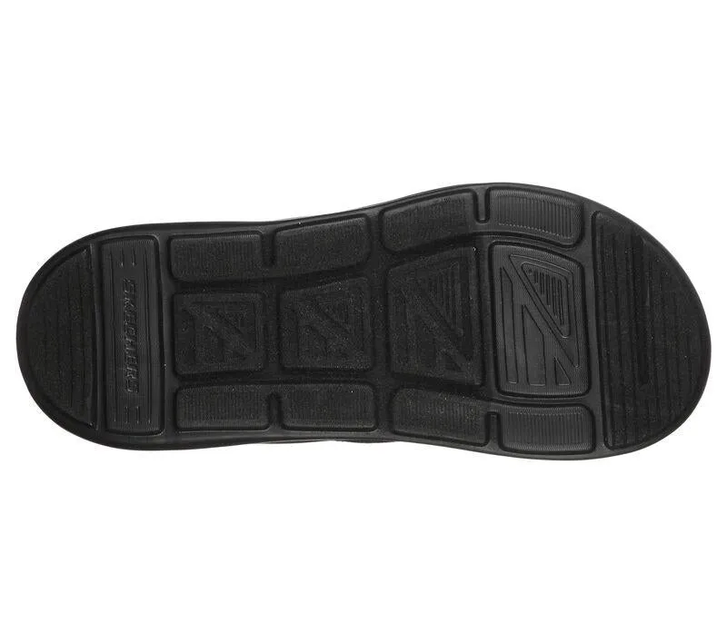 Men's Wide Fit Skechers 204383 Relaxed Fit Sargo Point Vista Flip Flops