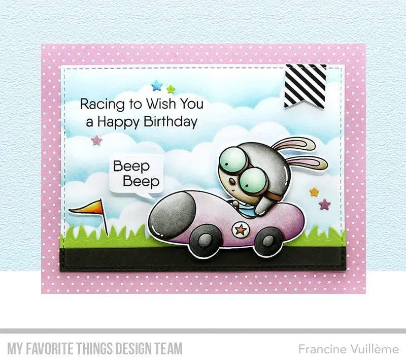 My Favorite Things Clearly Sentimental Stamps 4"X8" - Fast-Track Friends*
