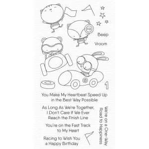 My Favorite Things Clearly Sentimental Stamps 4"X8" - Fast-Track Friends*