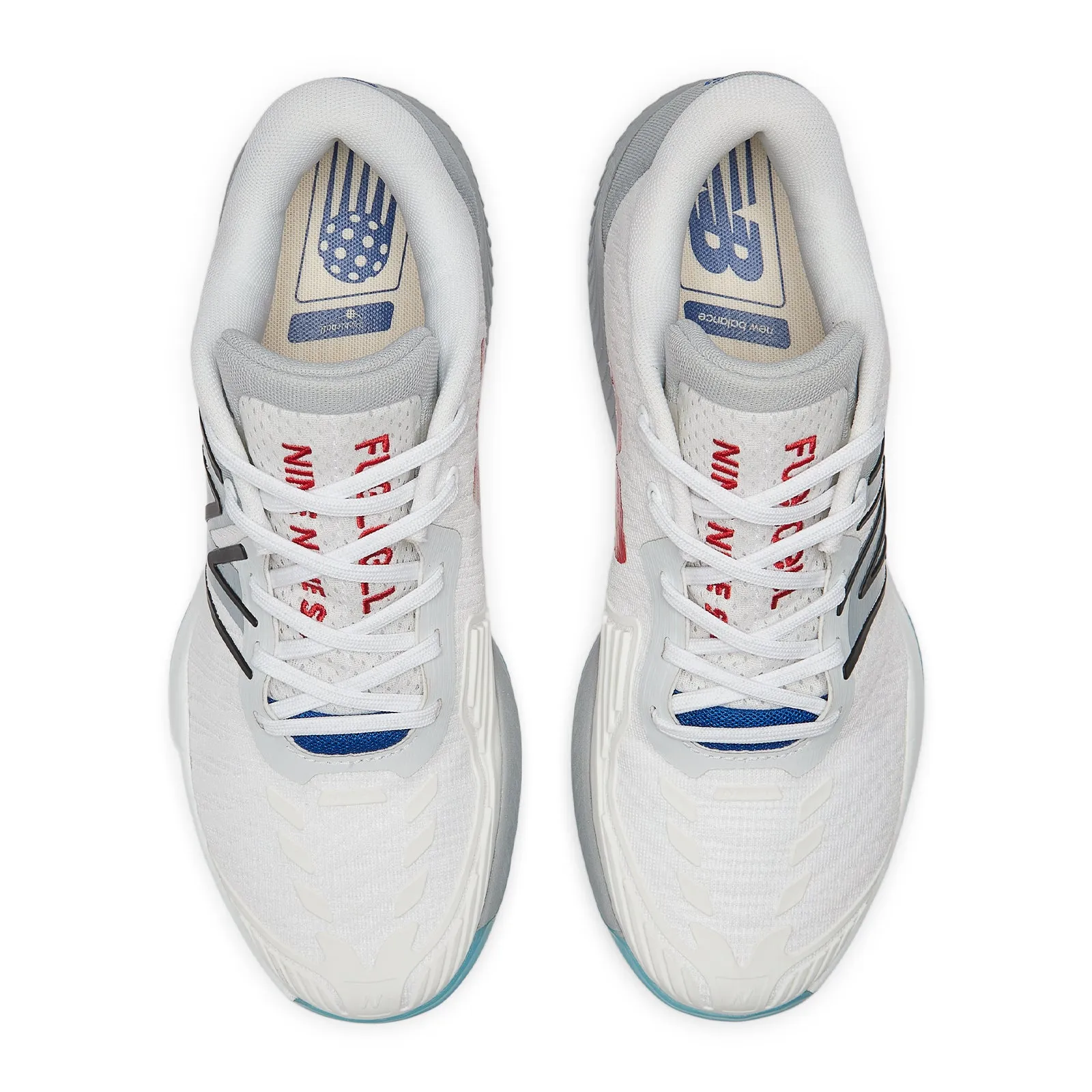 New Balance FuelCell 996 v5 Court Shoe (Men) - White/Grey/Team Royal