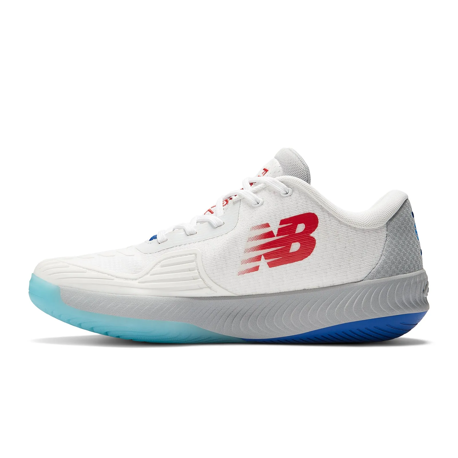 New Balance FuelCell 996 v5 Court Shoe (Men) - White/Grey/Team Royal