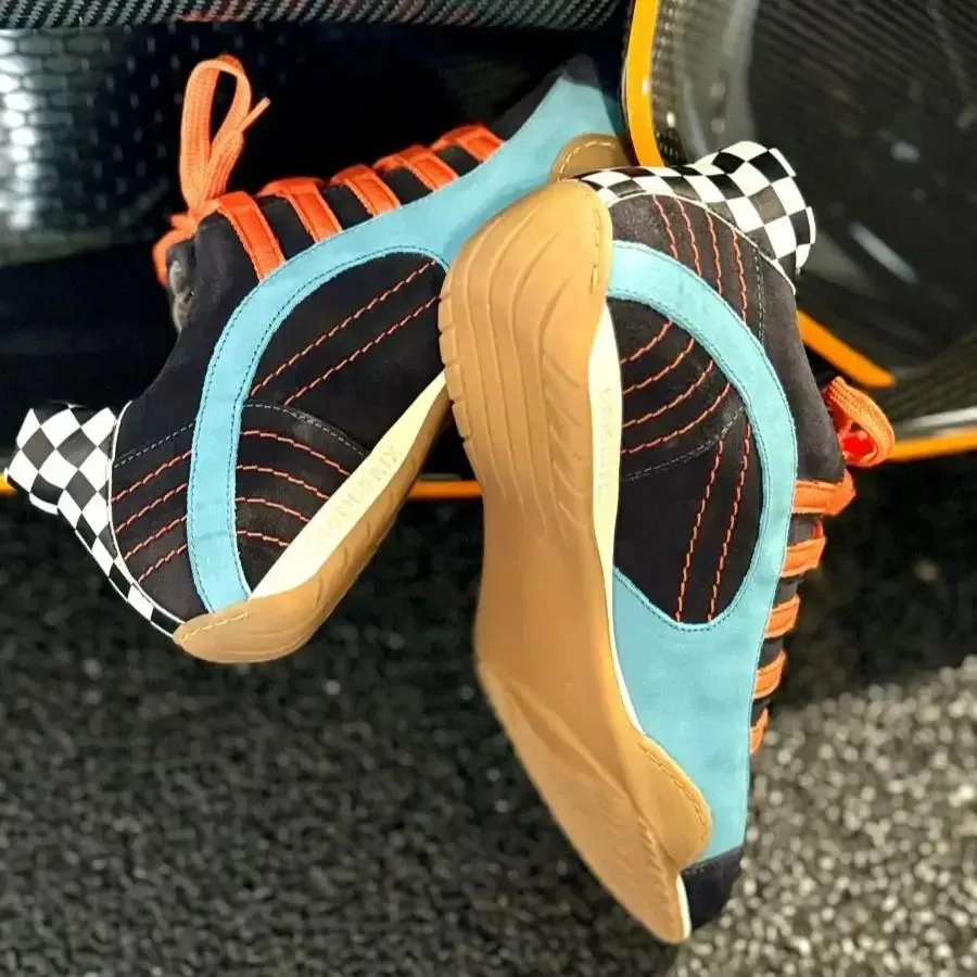***NEW*** Women's Racing Sneaker in Blue Suede