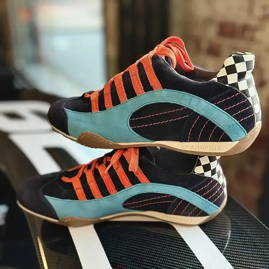 ***NEW*** Women's Racing Sneaker in Blue Suede