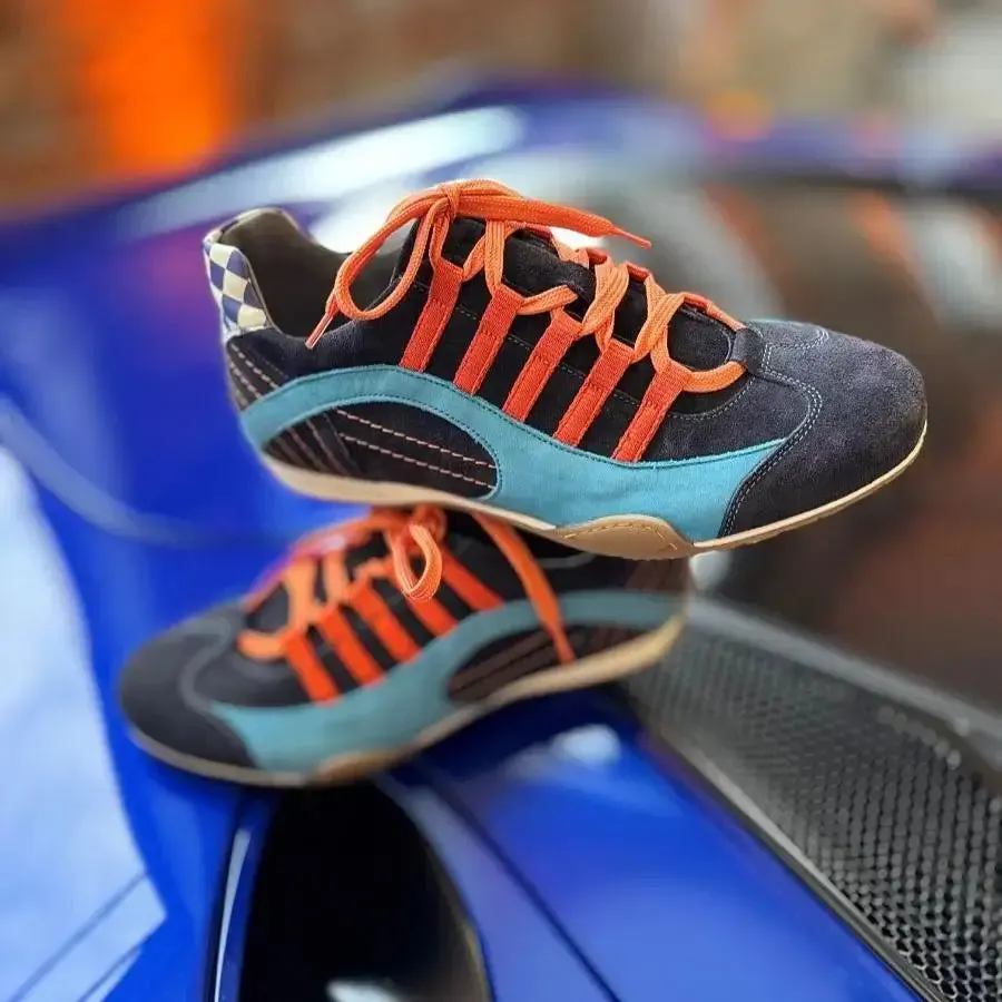 ***NEW*** Women's Racing Sneaker in Blue Suede