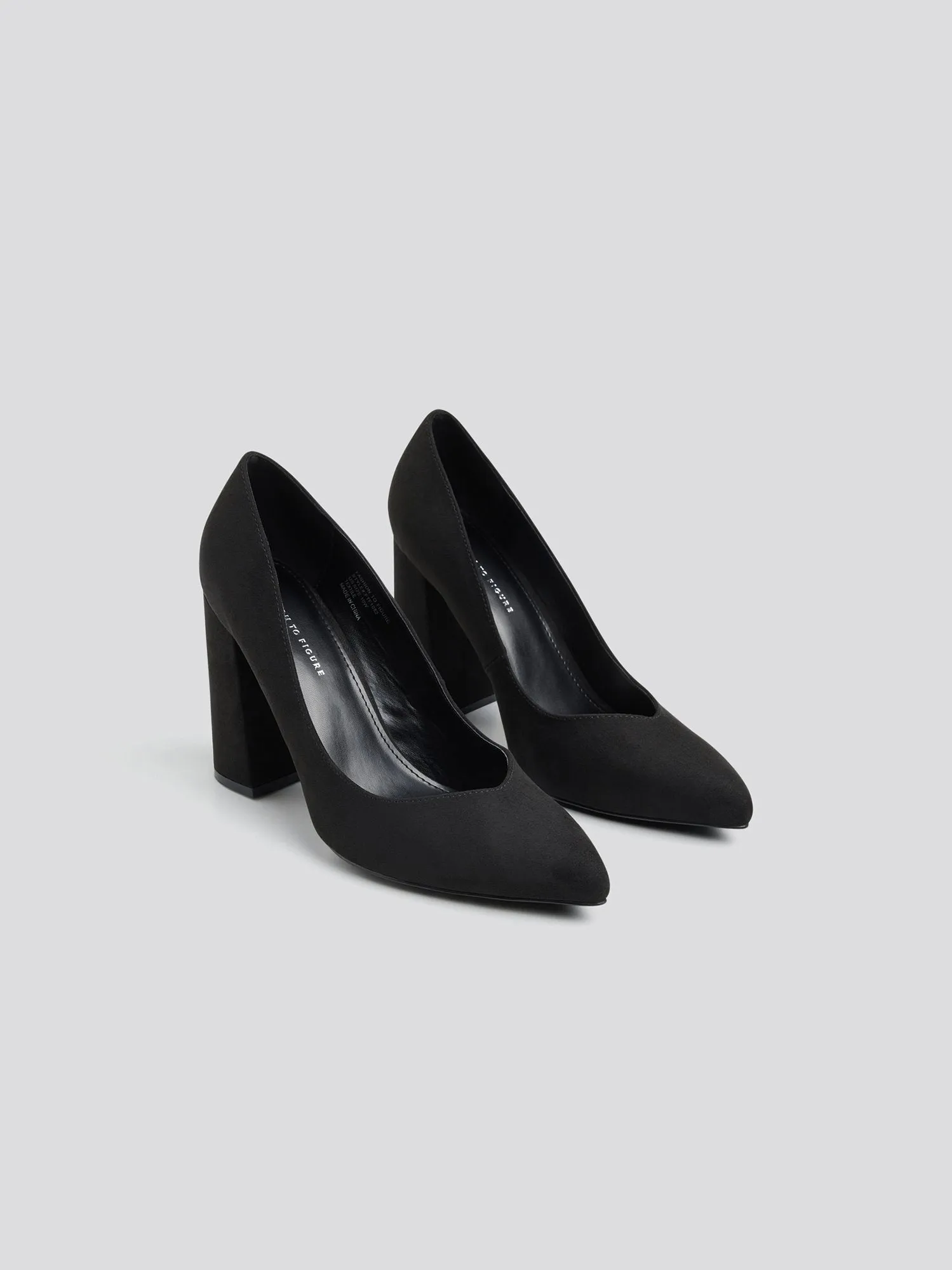 Penelope Wide Width Faux Suede Pumps