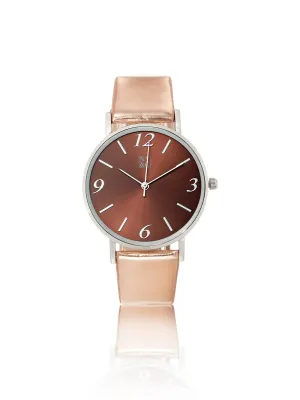 Polished Silvertone Watch
