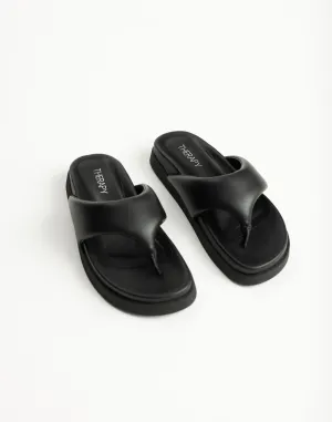Radar Thongs (Black) - By Therapy
